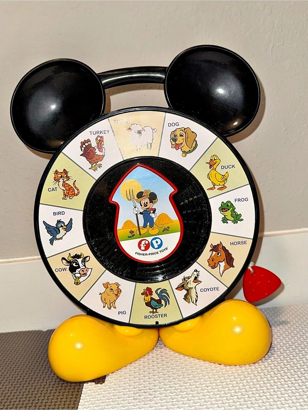 Fisher-Price Disney Farmer Mickey Says See 'N Say, learning toy for Toddler 24 M